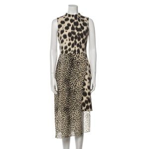 AKRIS Leopard Print Dress